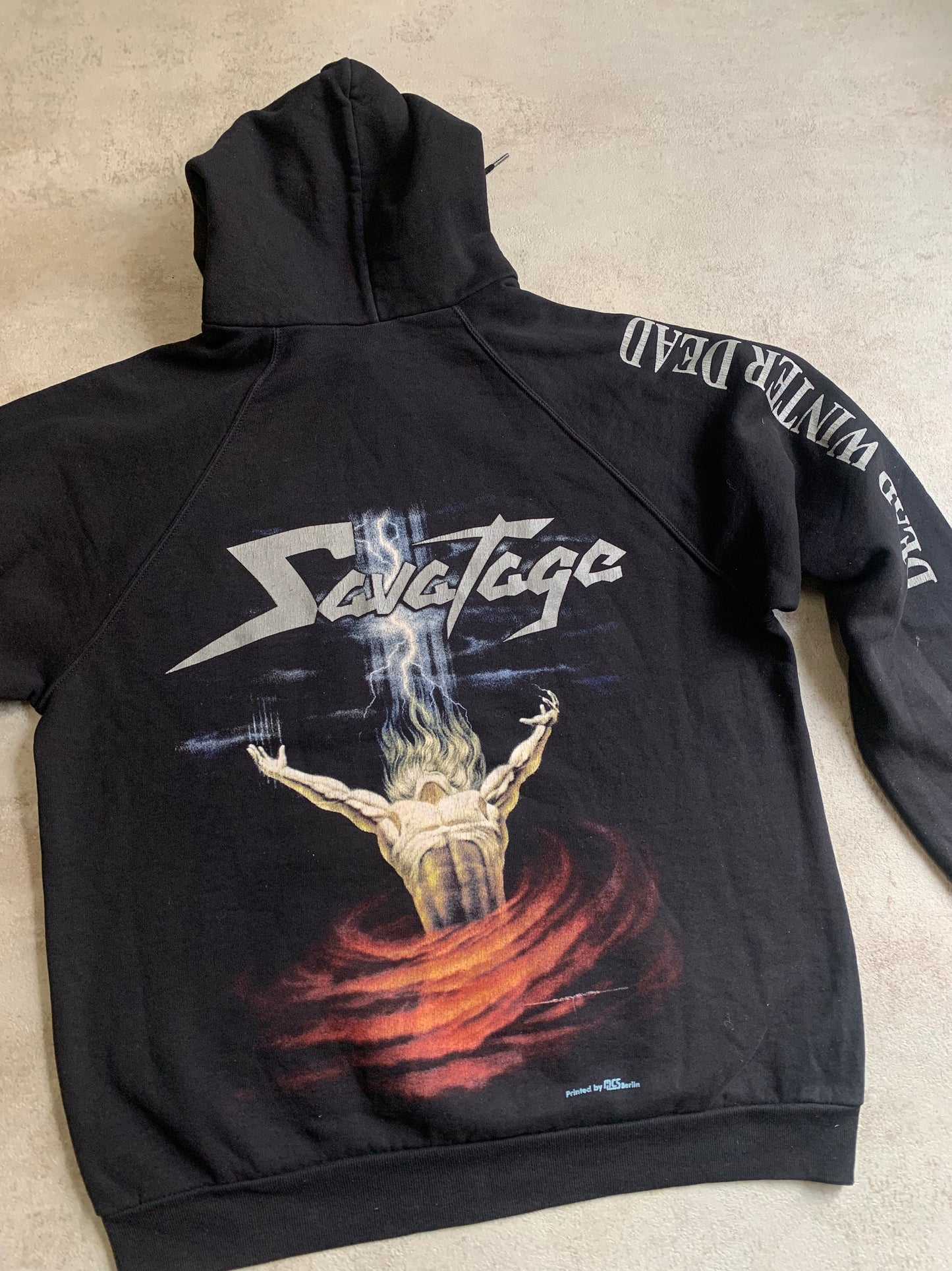 Sudadera Rock Vintage Savatage Tour 1996 - M