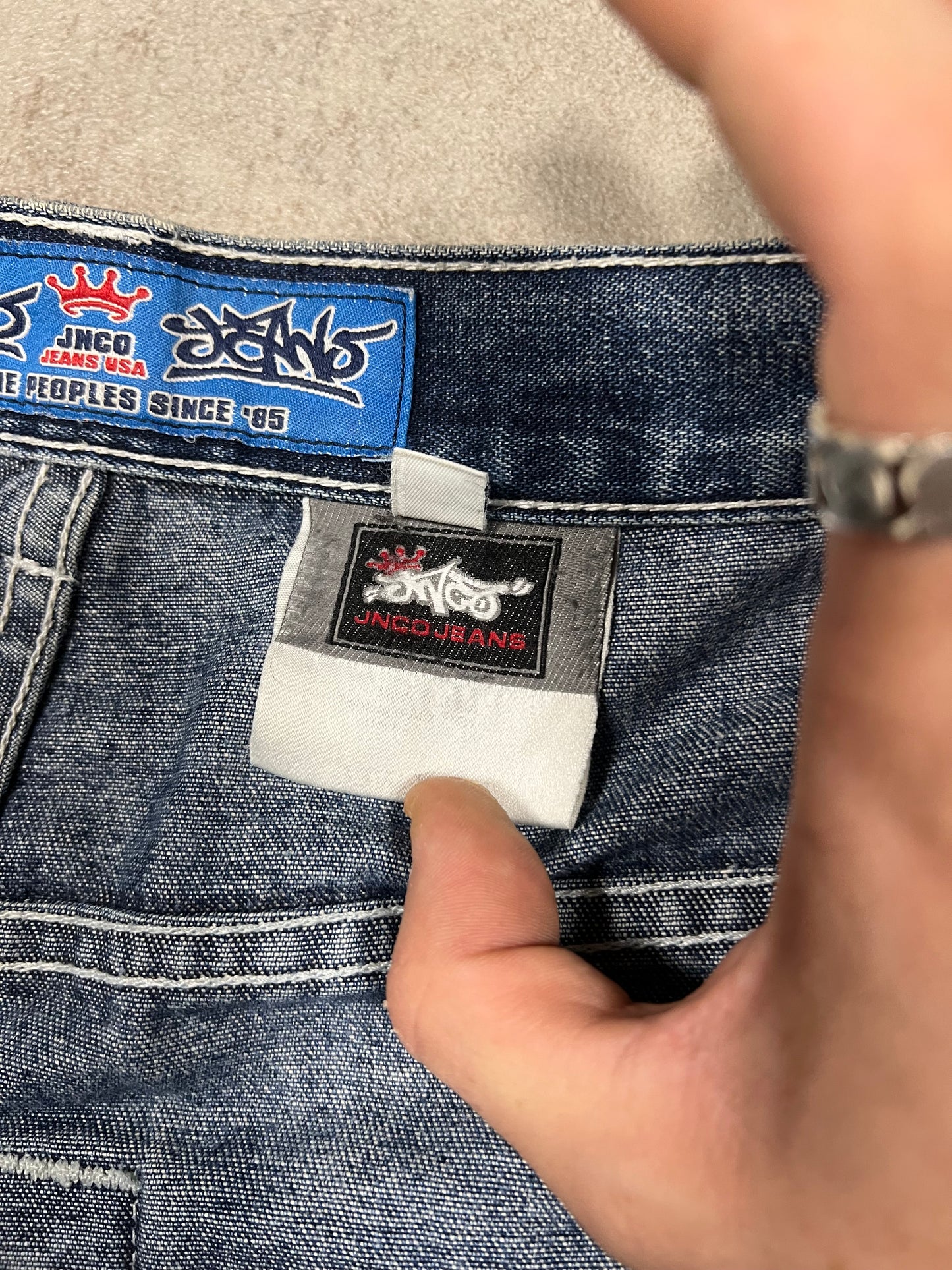 Pantalones Baggy Vintage JNCO Jeans ‘Rainbow’ 90’s - L