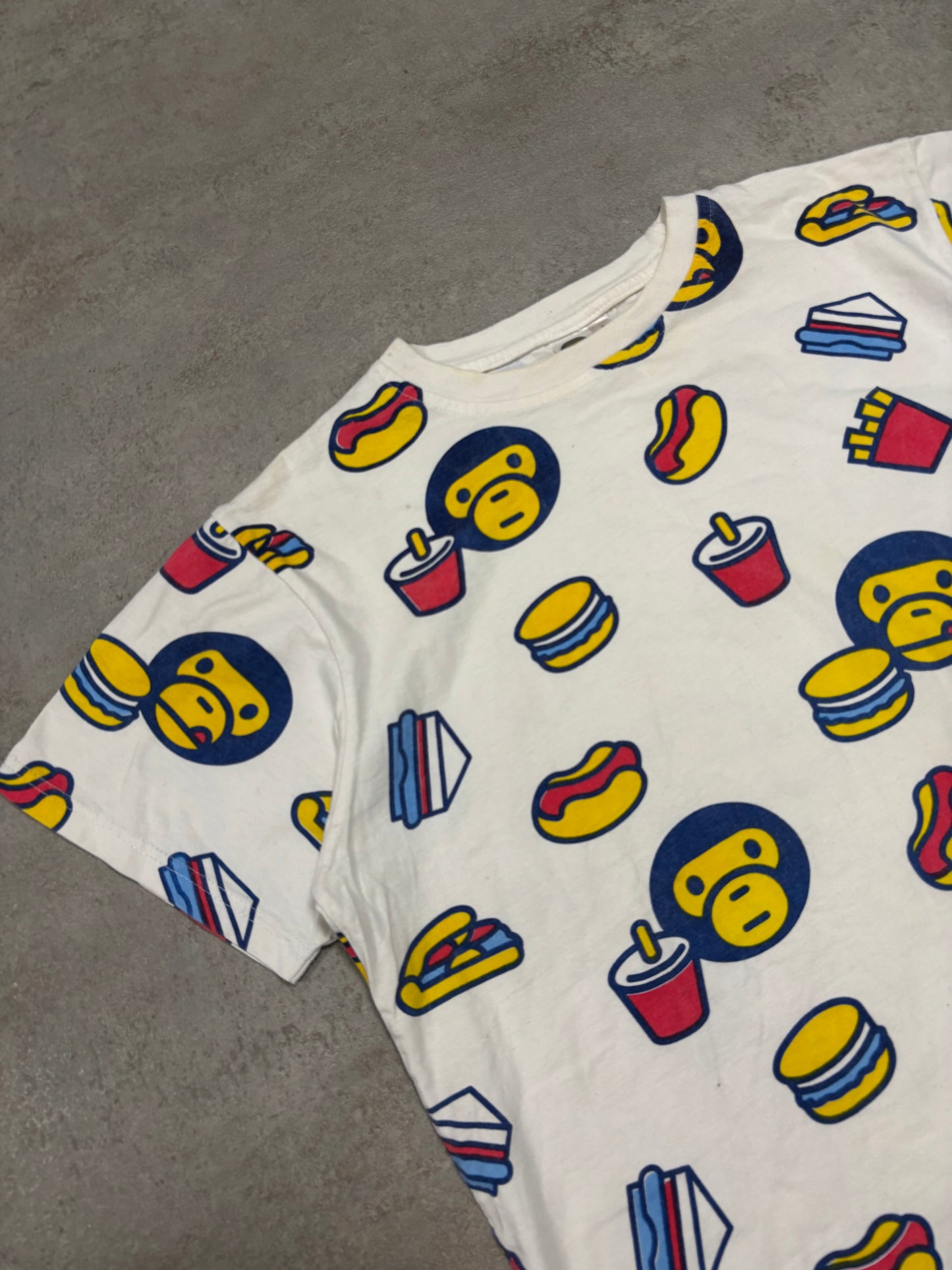 Camiseta Estampada Baby Milo Bape 00s Vintage - L
