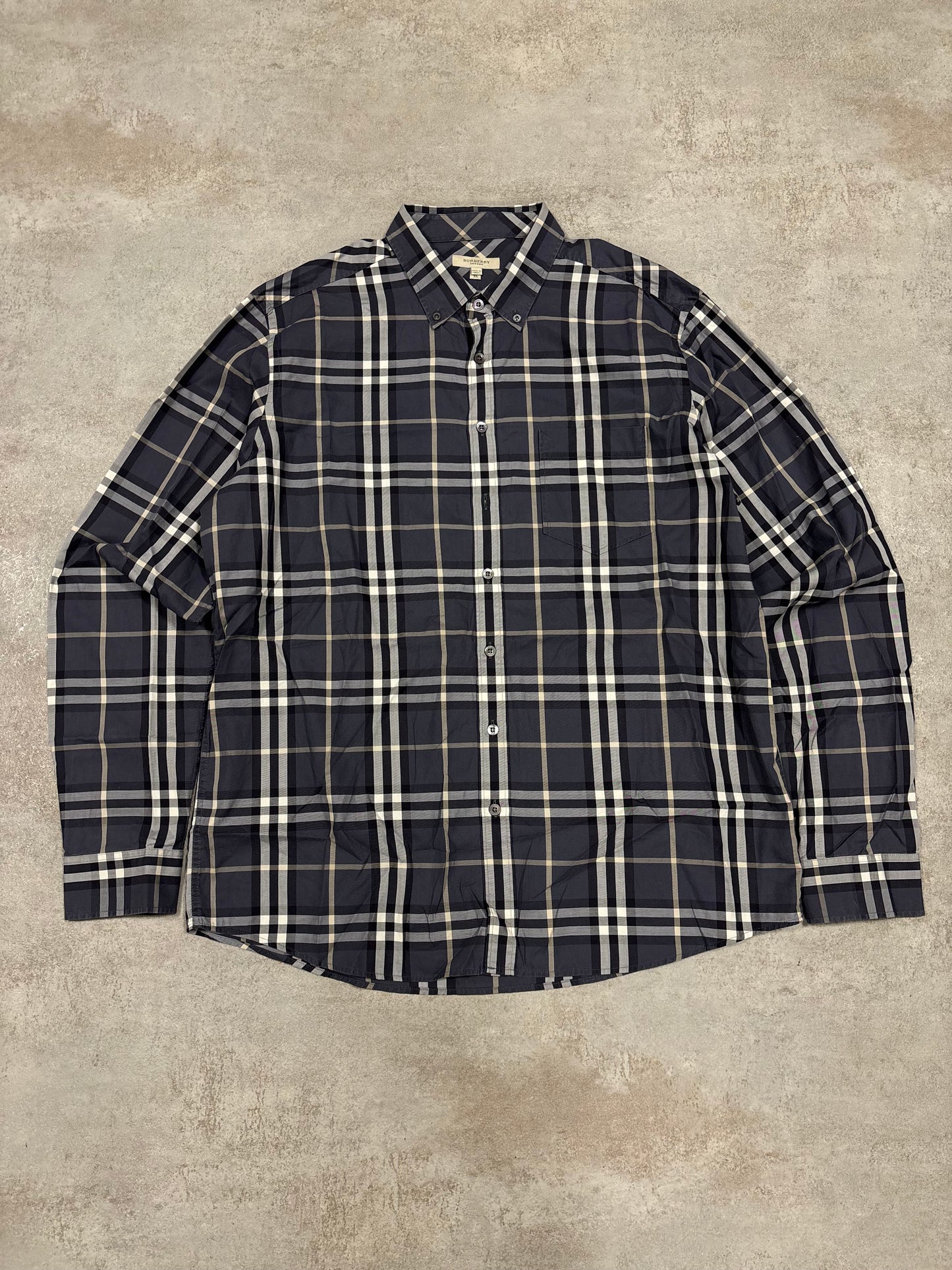 Camisa Cuadros Nova Check Burberry 00s Vintage - XL