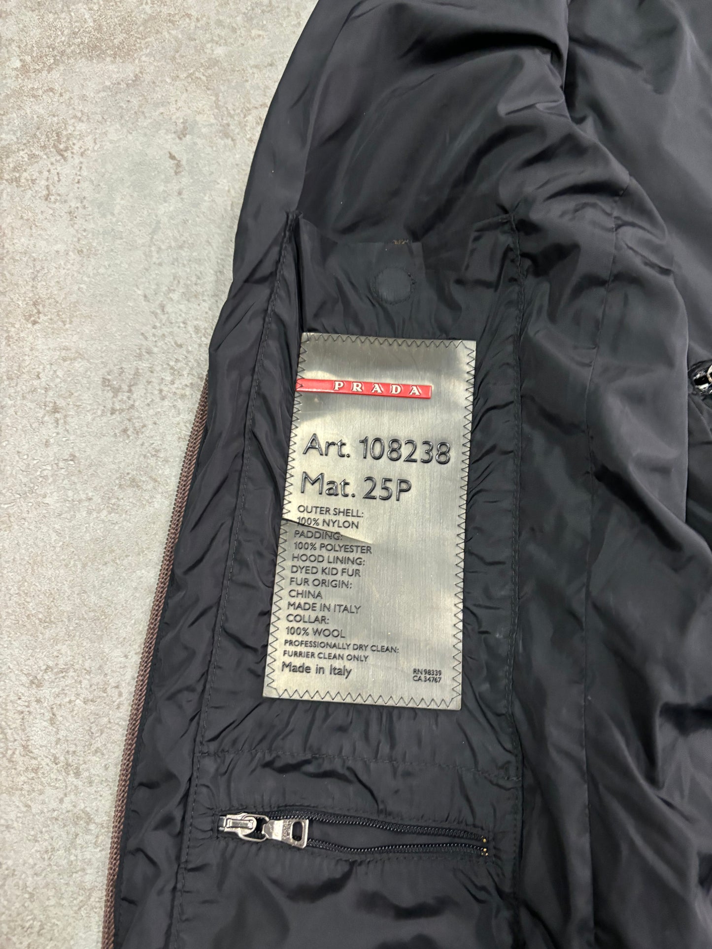 Chaqueta Packable Prada Sport 2/1 Early 00s - S