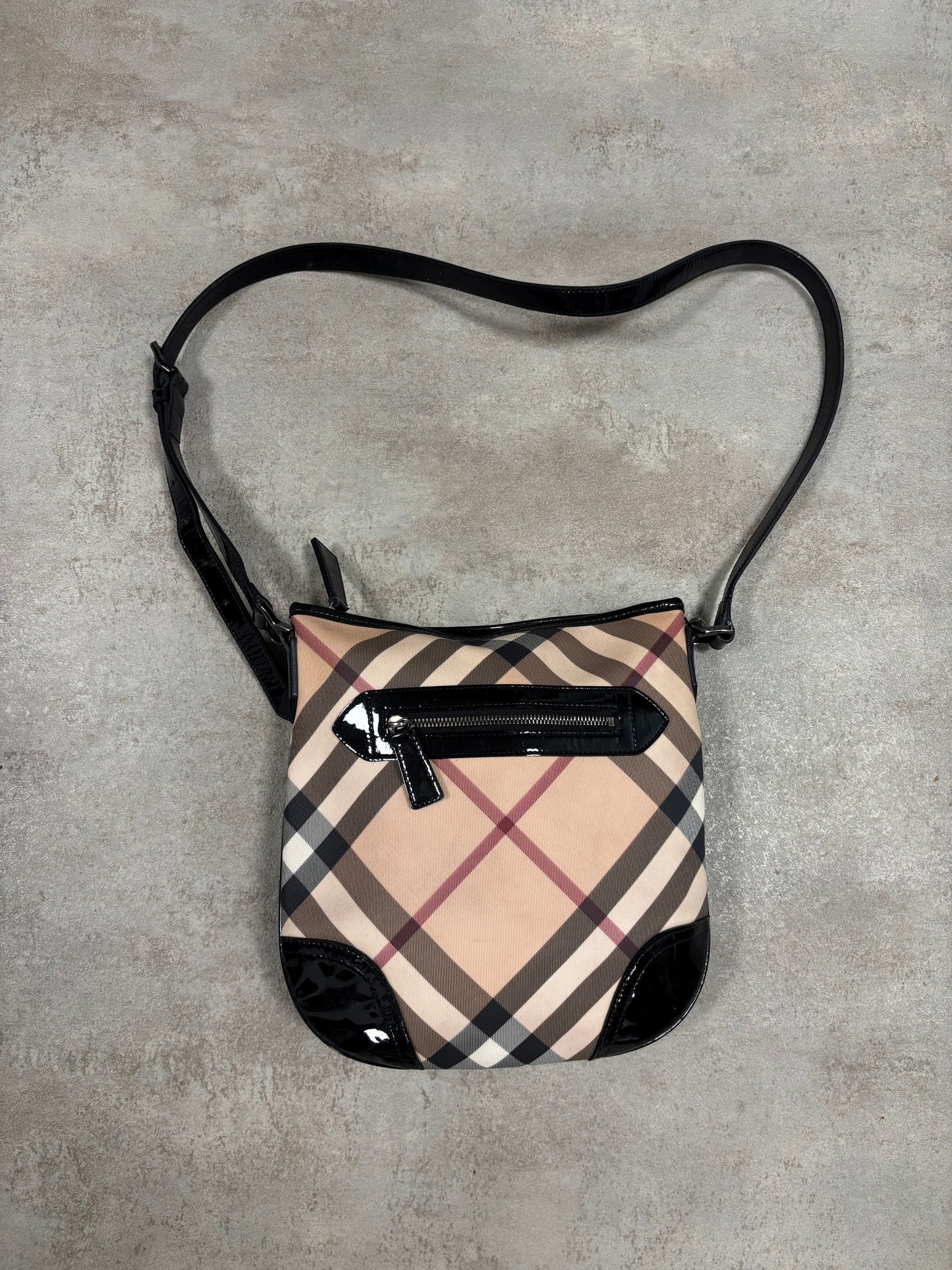 Bolso De Hombro Burberry Supernova ‘Nova Check’ 00s Vintage