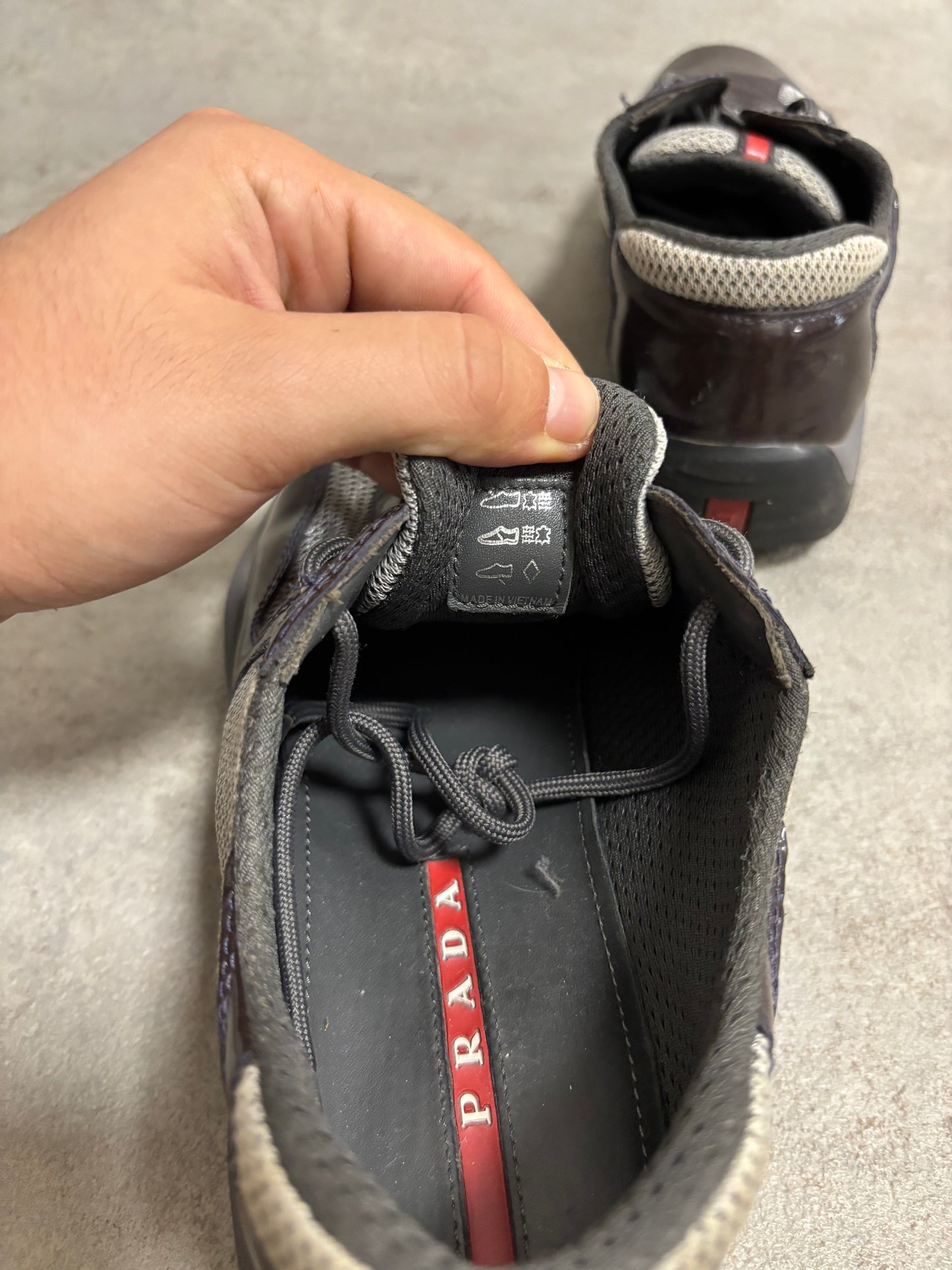 Zapatos Charol Prada Purple Colour 00s Vintage - 40