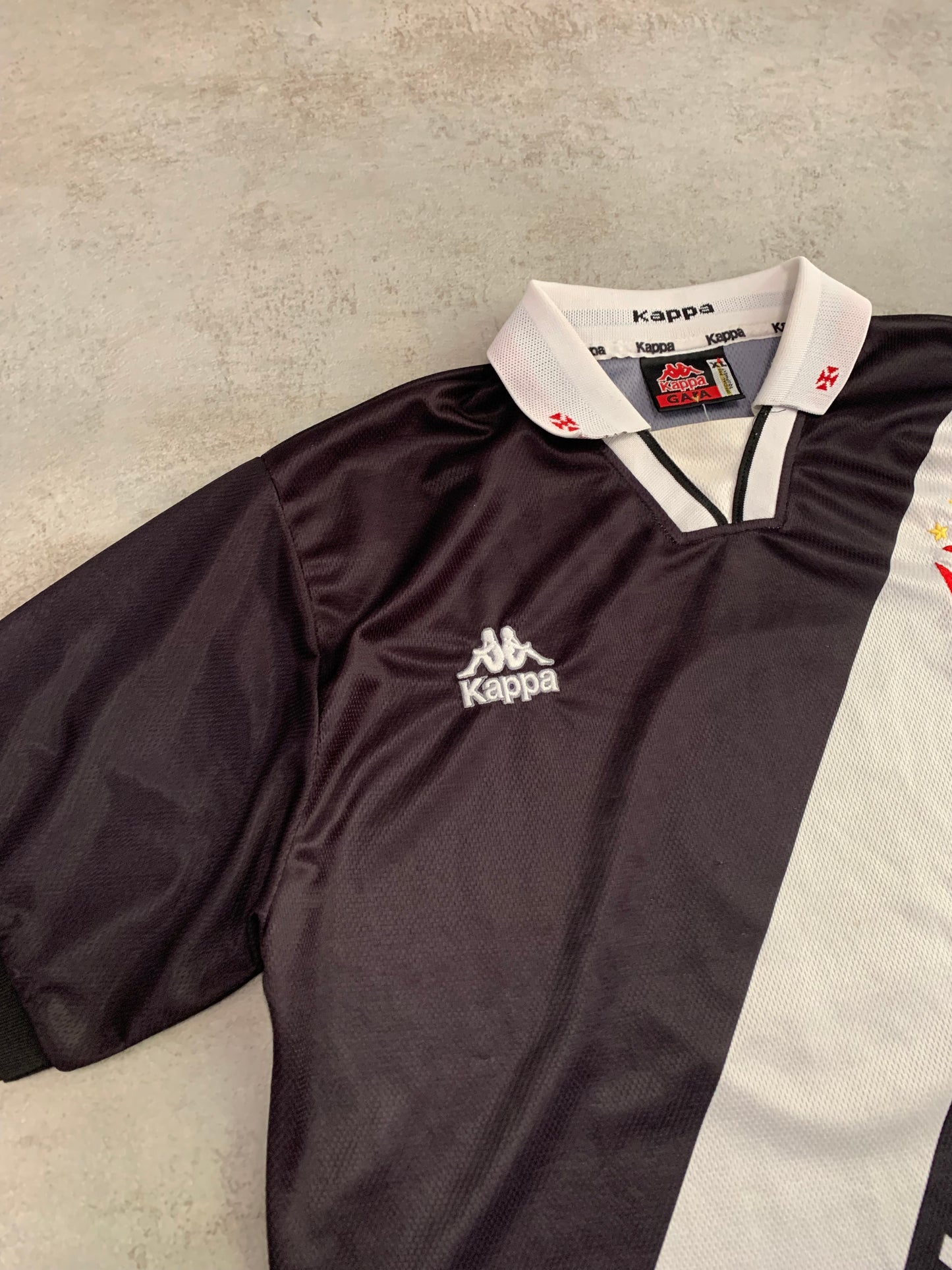 Camiseta Fútbol Vintage Kappa Vasco de Gama 1995 Kit - XL