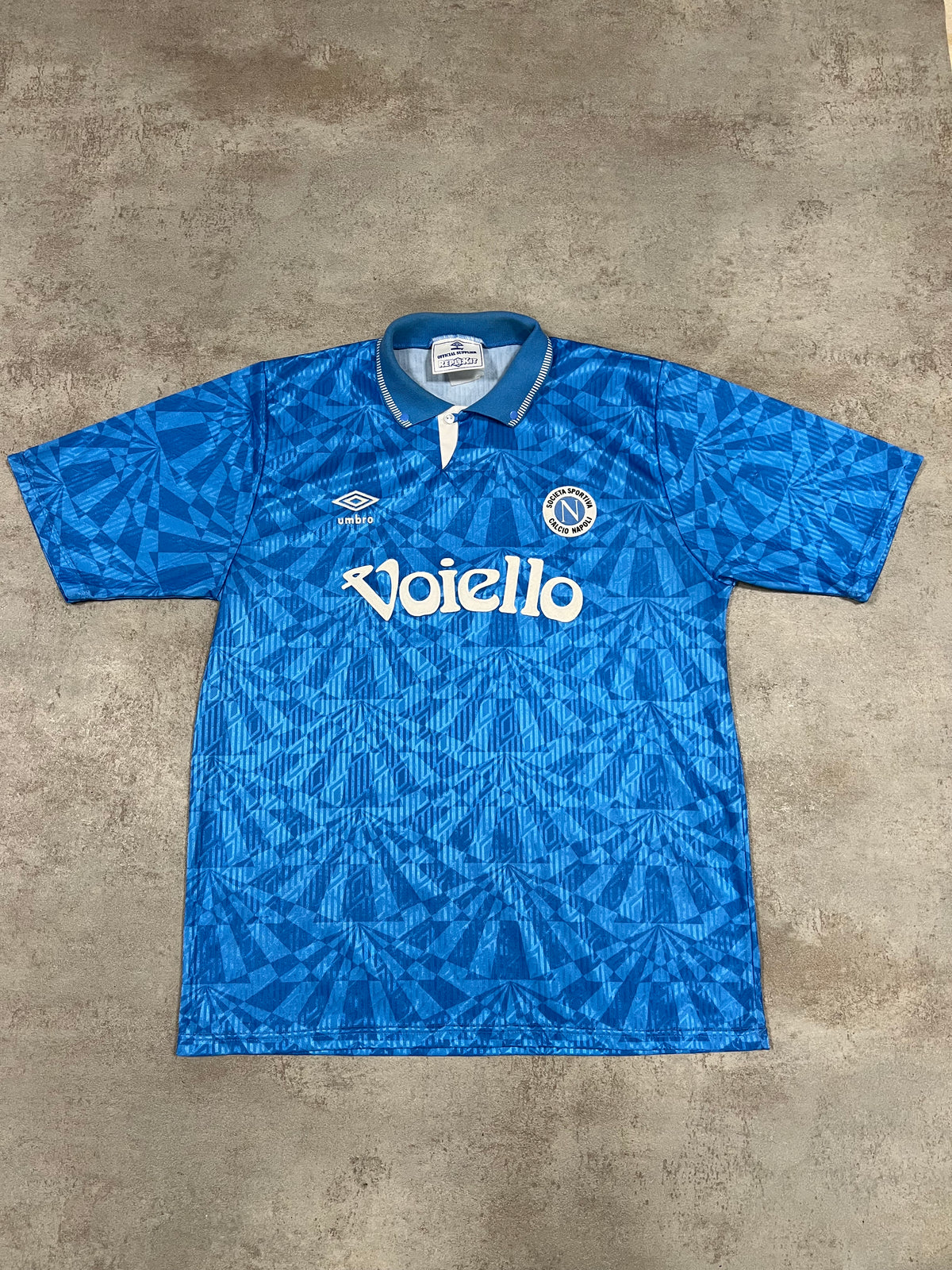Camiseta Vintage Umbro Nápoles 1991-93 Kit - L