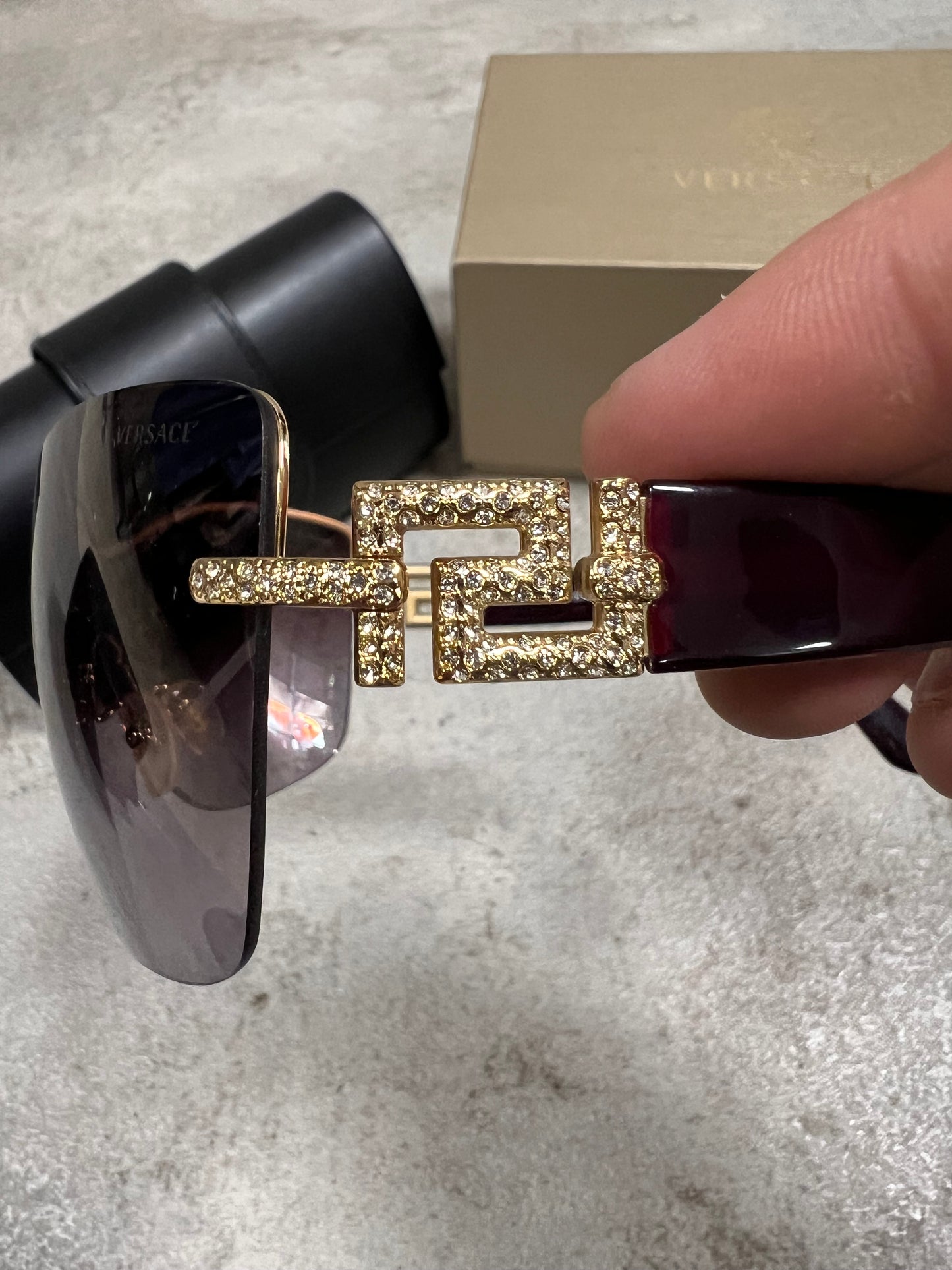 Gafas Sol ‘Full Mask ‘ Vintage Versace 00’s Deadstock