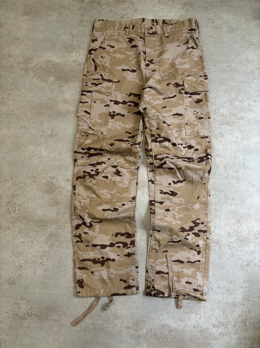 Pantalones Cargo Militares Camuflaje - L