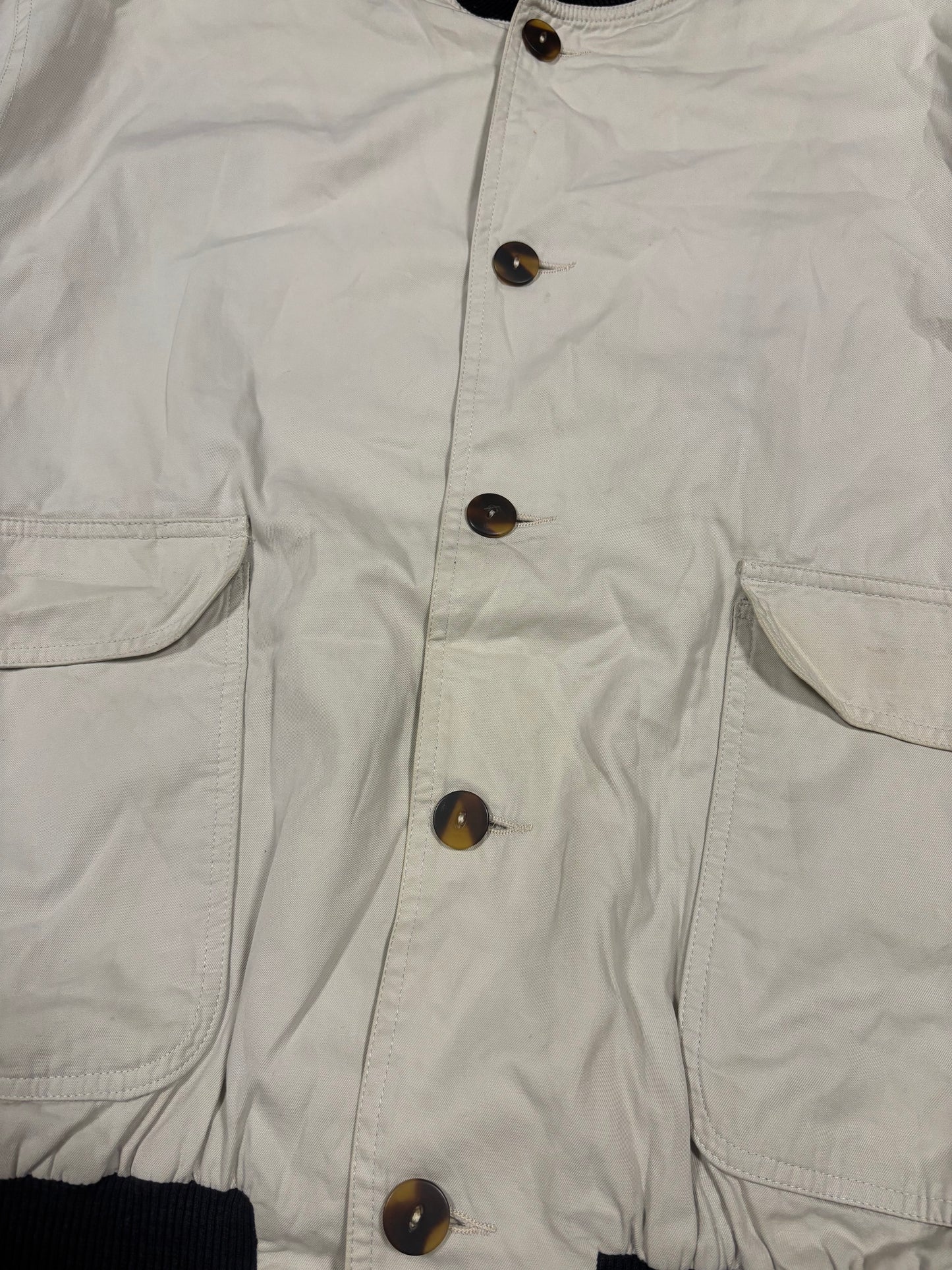 Chaqueta Bomber Jacques Fath 90s Vintage - L