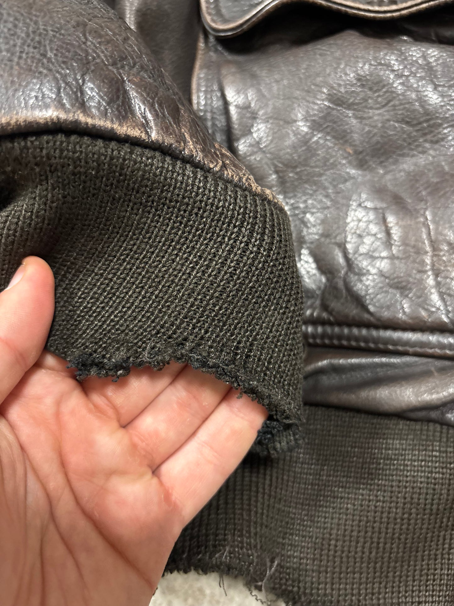 Chaqueta Cuero G-1 Avirex 1992 Vintage - L