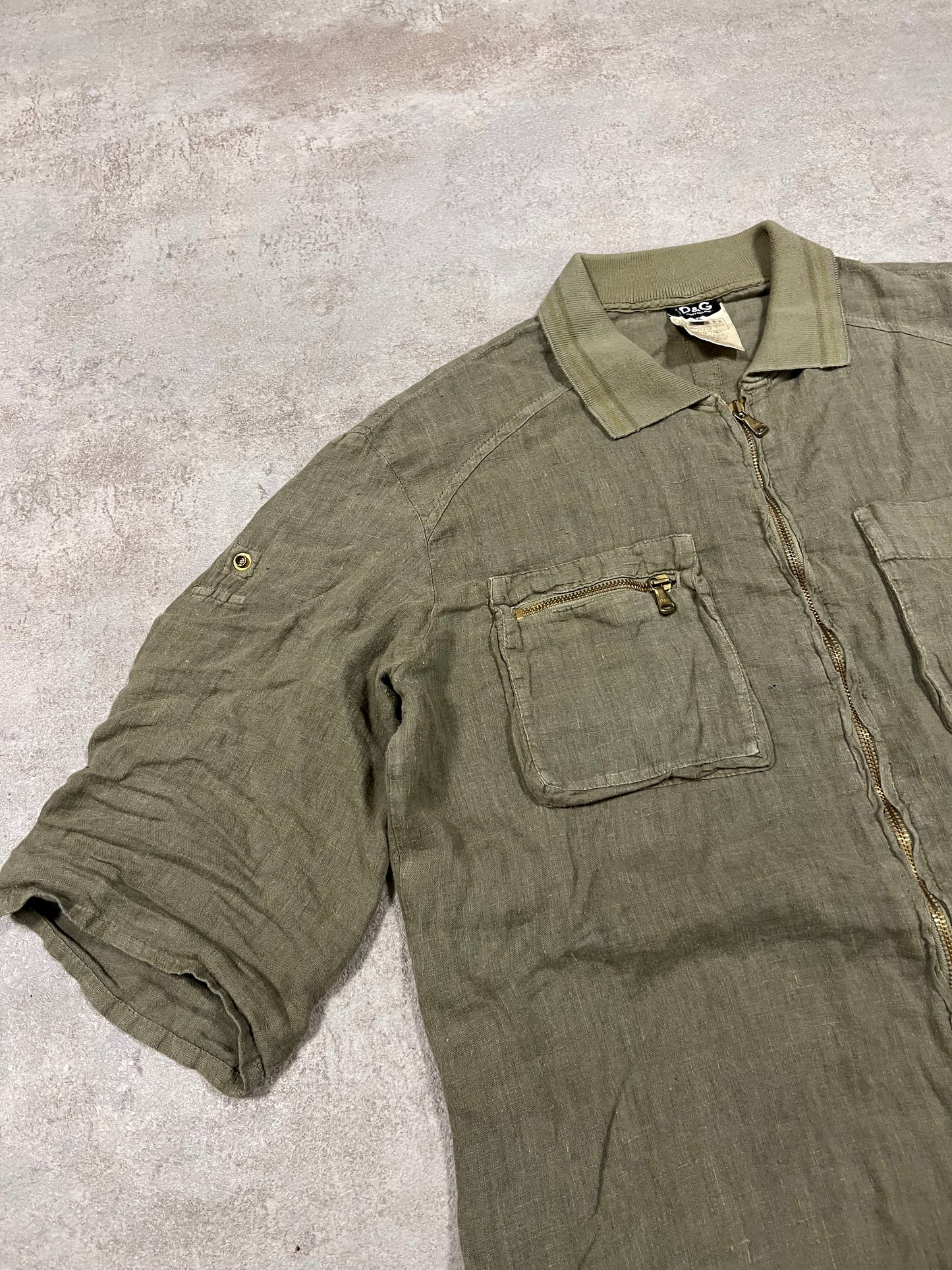 Camisa Cáñamo Vintage Dolce Gabbana 00’s - L