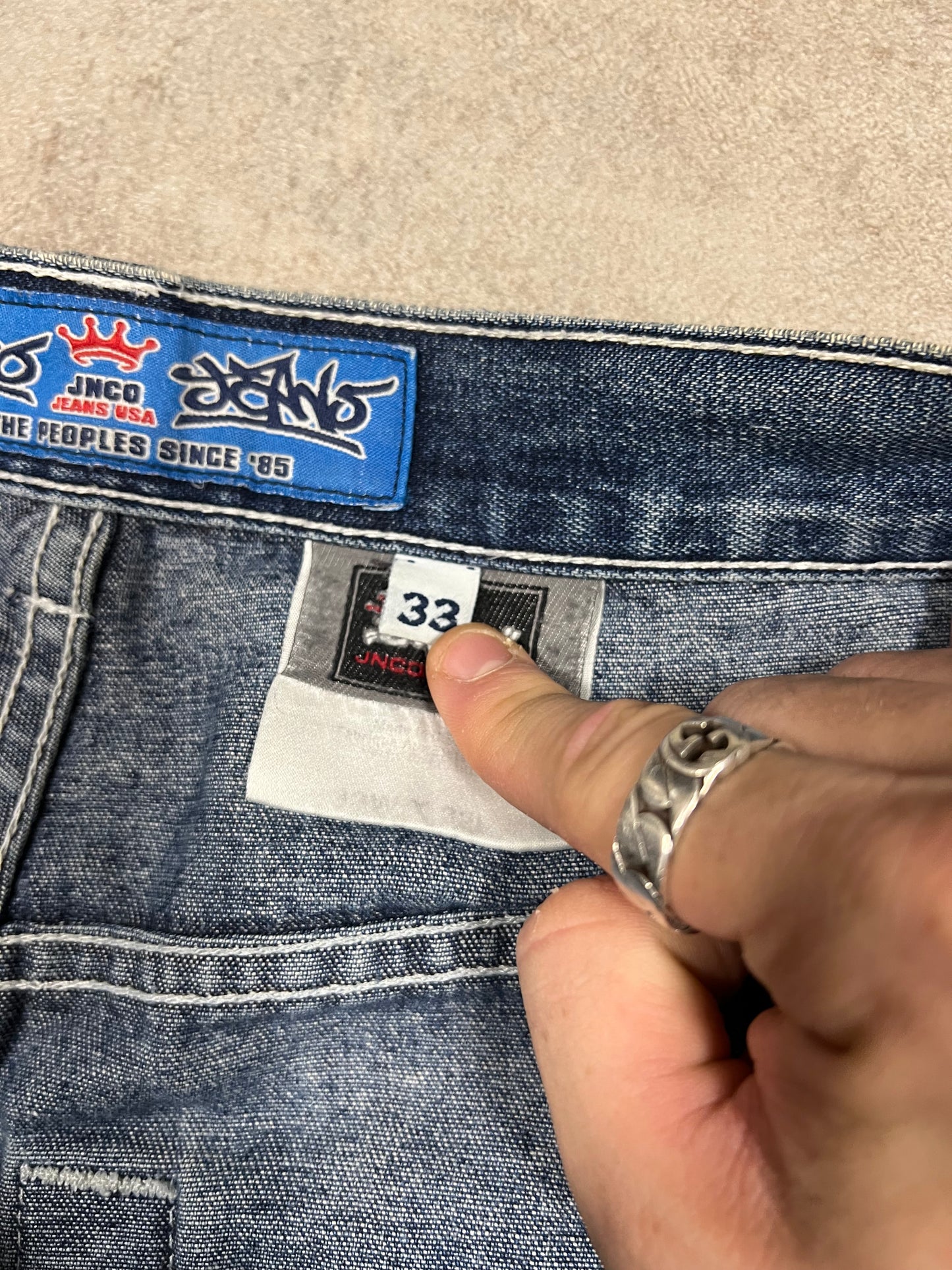 Pantalones Baggy Vintage JNCO Jeans ‘Rainbow’ 90’s - L