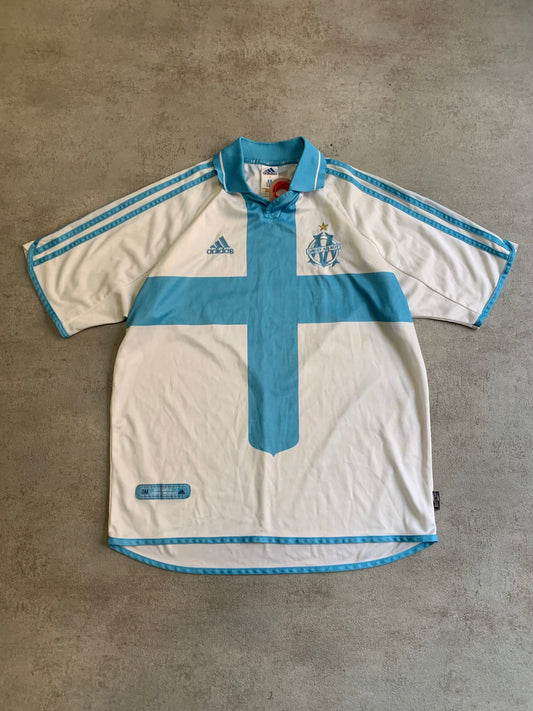 Camiseta Fútbol Vintage Marsella 00/01 Kit - L