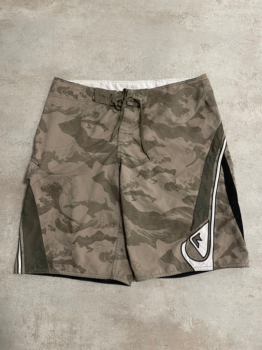 Shorts Bañador Quiksilver Piratas 00s Vintage - L