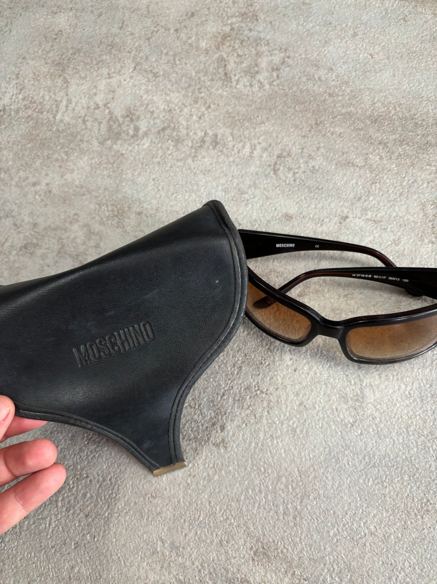 Gafas de Sol Moschino Silver Frame 00s Vintage