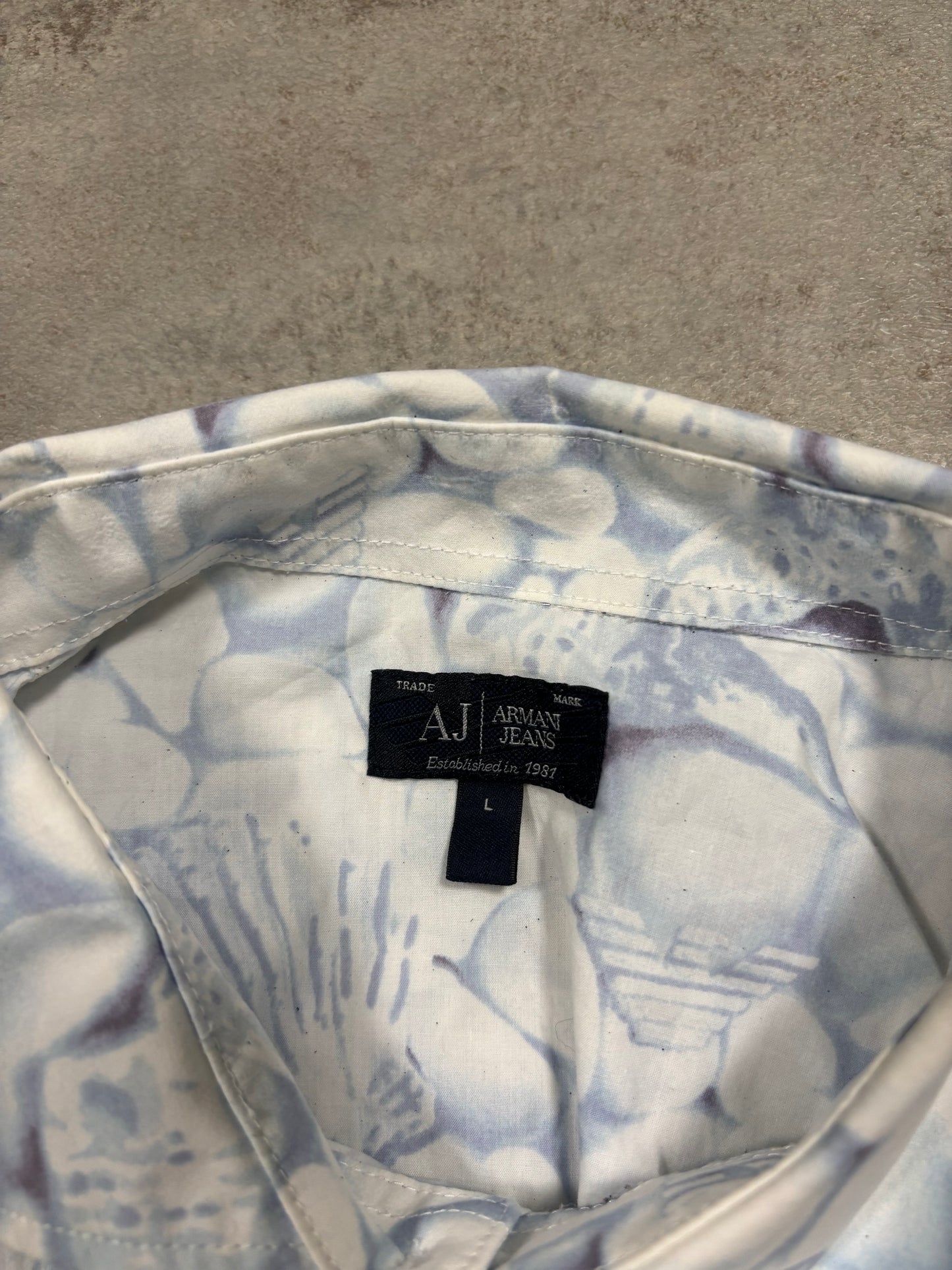 Camisa Estampada ‘Fantasia’ Armani Jeans - L