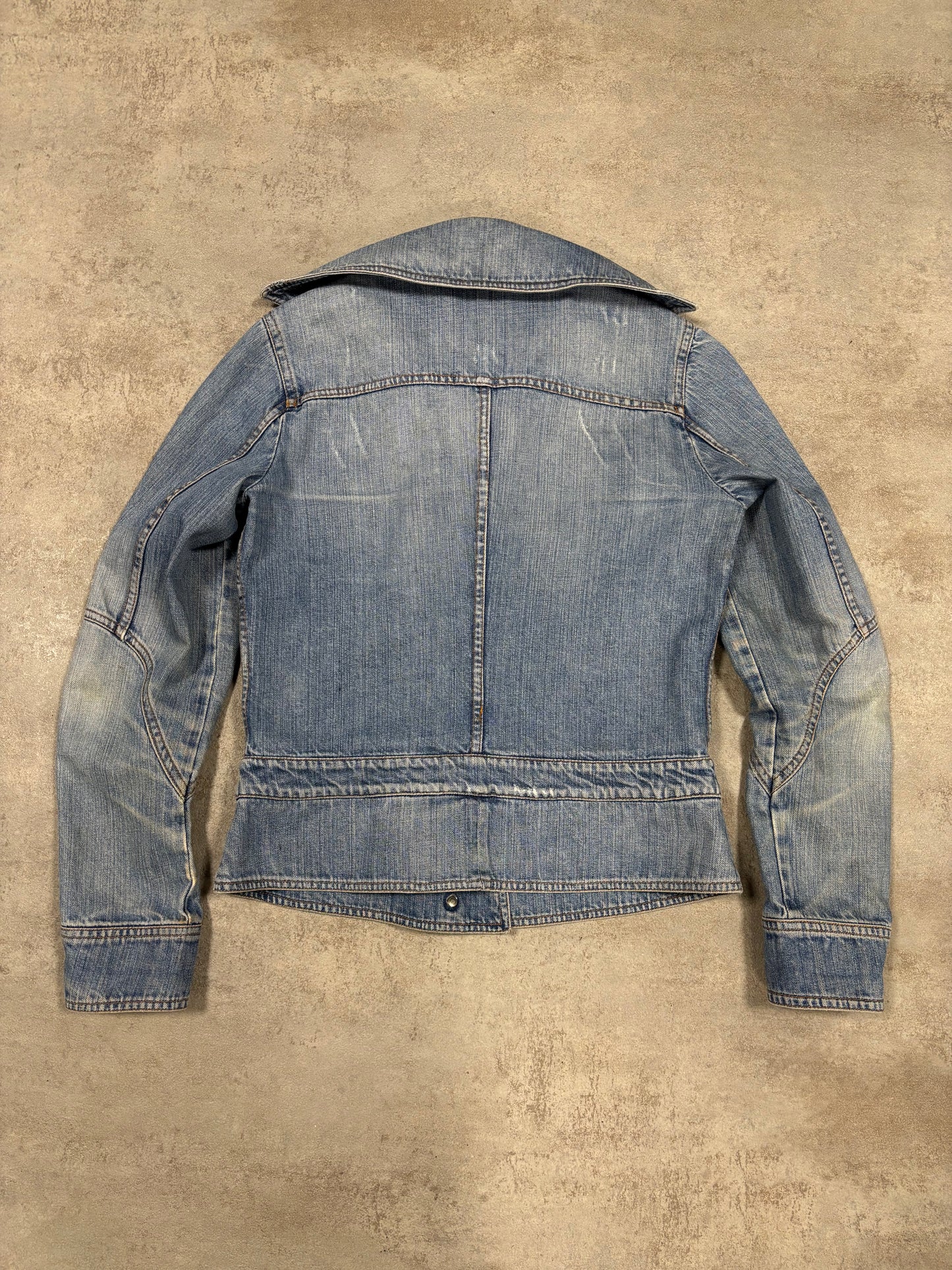 Chaqueta Modulable Vaquera Cargo Dolce & Gabbana 00s Vintage - S