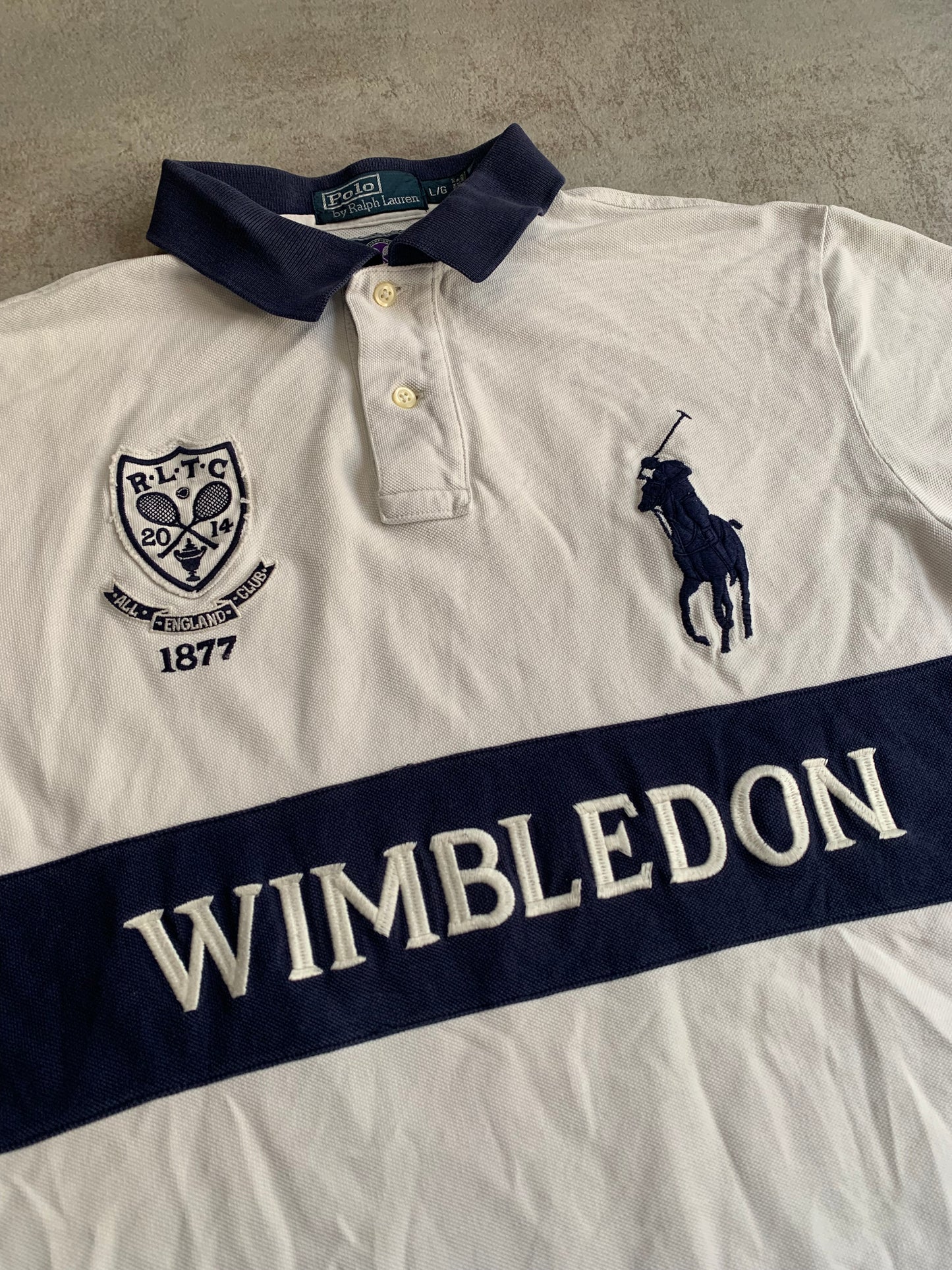 Polo Vintage Ralph Lauren Wimbeldon 2014 - L