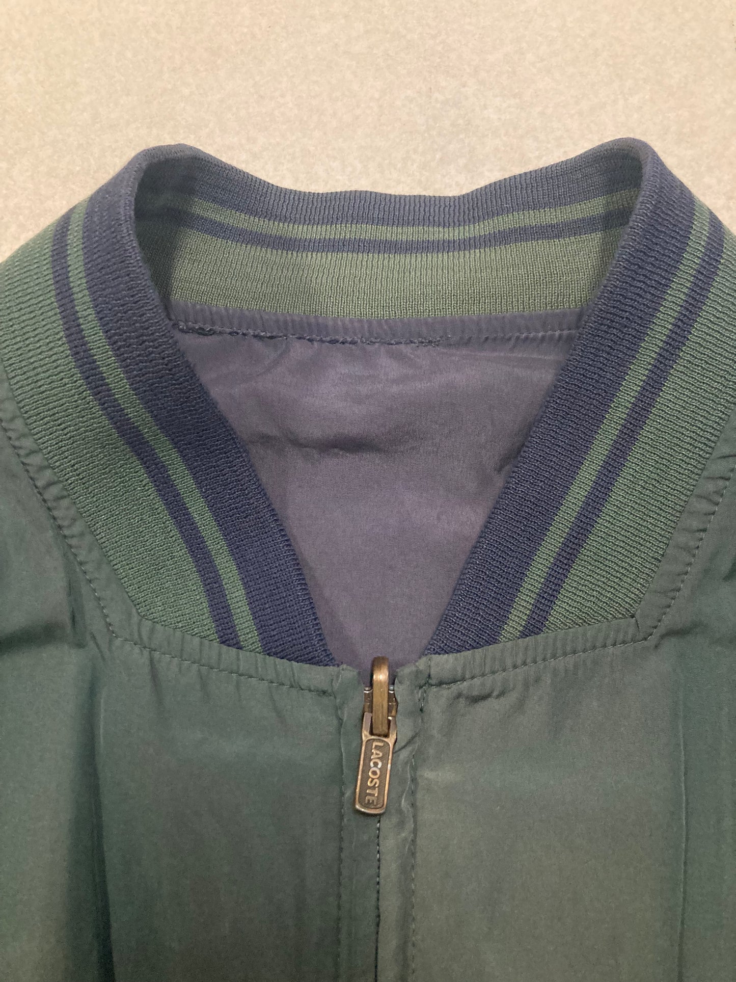 Bomber Reversible ‘Sun Faded’ Lacoste 00s Vintage - L