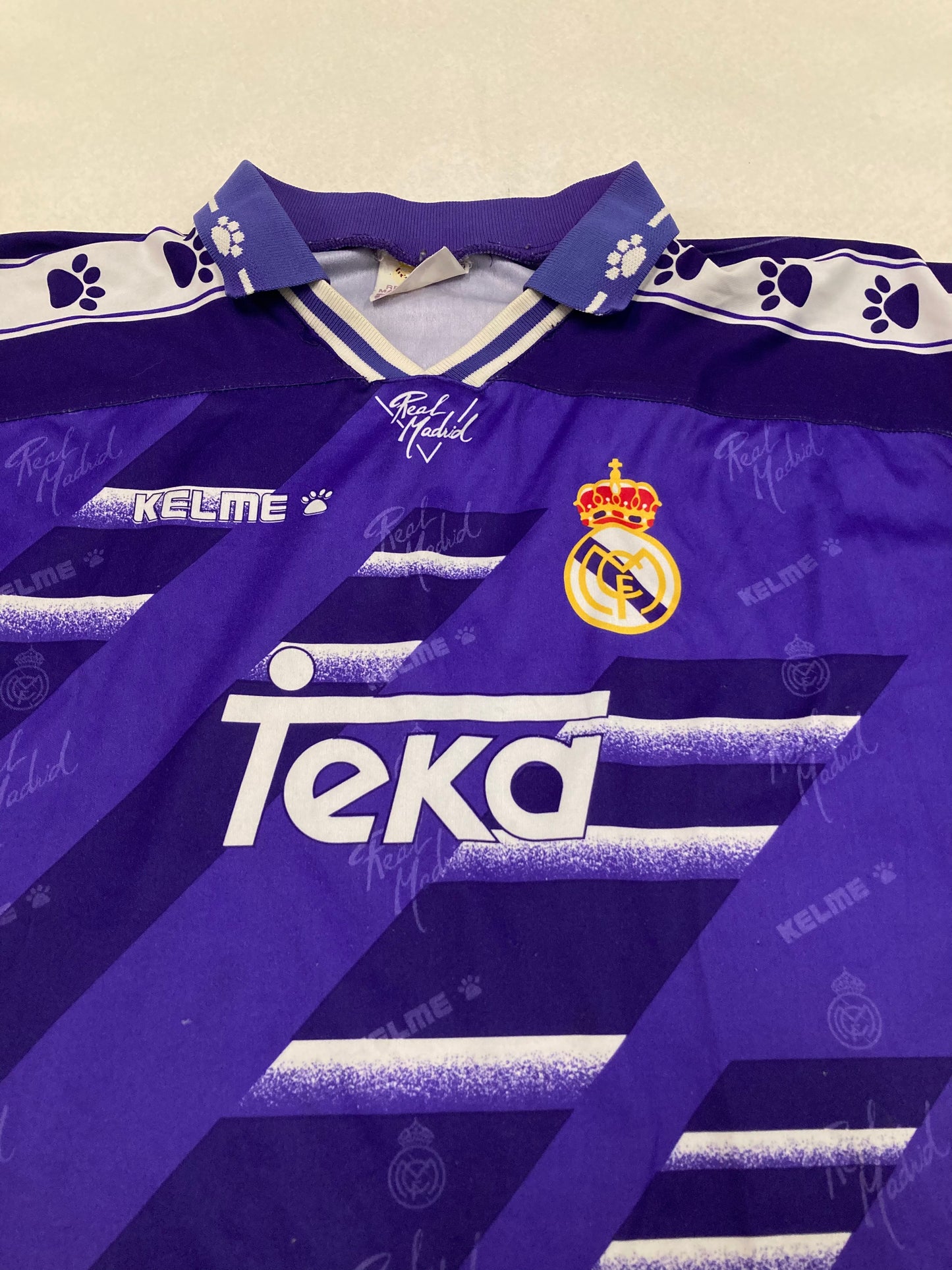 Camiseta Visitante Kelme Real Madrid 1994/1995 Vintage - S