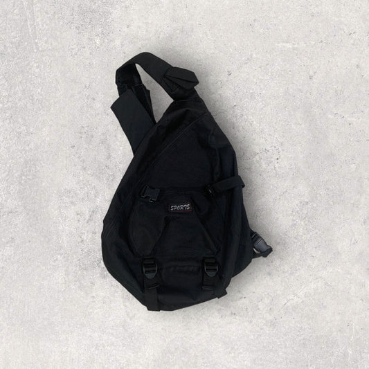Black Vintage Sling Bag 